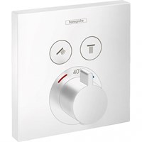 Смеситель для душа Hansgrohe ShowerSelect 15763700 с термостатом Белый матовый 15763700