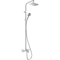 Душевая система Hansgrohe Vernis Shape Showerpipe 26284000 с термостатом Хром 26284000