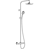 Душевая система Hansgrohe Vernis Shape Showerpipe 26318000 с термостатом Хром