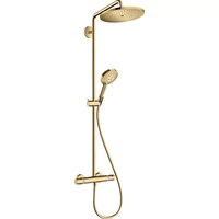 Душевая система Hansgrohe Croma Select S 26890990 с термостатом Полированное золото 26890990