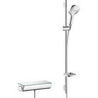 Комплект смесителя для душа Hansgrohe Ecostat Select 27039000 с термостатом и душевым гарнитуром Hansgrohe Raindance Select E Хром 27039000