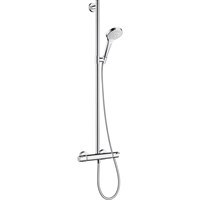 Смеситель для душа Hansgrohe Croma Select S 27247400 с термостатом Хром Белый 27247400