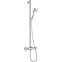 Смеситель для душа Hansgrohe Croma Select E 27248400 с термостатом Хром Белый 27248400