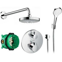 Душевая система Hansgrohe Croma Select S 27295000 с термостатом Хром 27295000