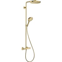 Душевая система Hansgrohe Raindance Select S 27633990 с термостатом Полированное золото 27633990