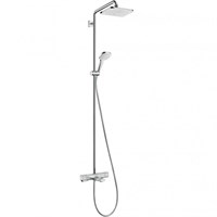 Душевая система Hansgrohe Croma E Showerpipe 27687000 с термостатом Хром 27687000