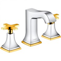 Смеситель для раковины Hansgrohe Metropol Classic 31306090 Хром Золото