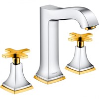 Смеситель для раковины Hansgrohe Metropol Classic 31307090 Хром Золото