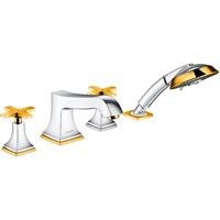 Смеситель на борт ванны Hansgrohe Metropol Classic 31449090 Хром Золото 31449090