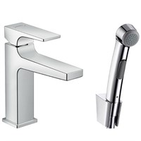 Смеситель для раковины Hansgrohe Metropol 32522000 с гигиеническим душем Хром