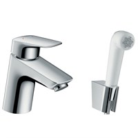 Смеситель для раковины Hansgrohe Logis 71290000 с гигиеническим душем Хром 71290000