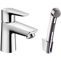 Смеситель для раковины Hansgrohe Talis E 71729000 с гигиеническим душем Хром 71729000