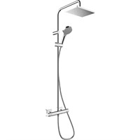 Душевая система Hansgrohe Vernis Shape Showerpipe 26286000 с термостатом Хром 26286000