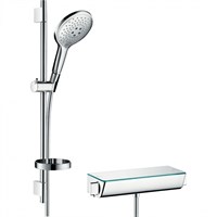 Комплект смесителя для душа Hansgrohe Ecostat Select 27036000 с термостатом и душевым гарнитуром Hansgrohe Raindance Select S Хром 27036000