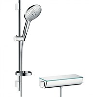 Комплект смесителя для душа Hansgrohe Ecostat Select 27036000 с термостатом и душевым гарнитуром Hansgrohe Raindance Select S Хром