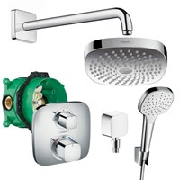 Душевая система Hansgrohe Croma Select E/Ecostat 27294000 с термостатом Хром