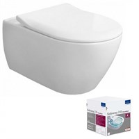 Унитаз Villeroy & Boch Subway 2.0 5614R2R1 подвесной Белый альпин  с сиденьем Микролифт 5614R2R1