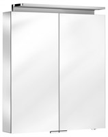 Зеркальный шкаф Keuco Royal L1 80 13603 171301 с подсветкой Серебрянный 13603171301