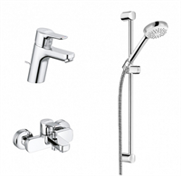 Комплект смесителей с душем KLUDI Pure and Easy (376850565) хром 376850565