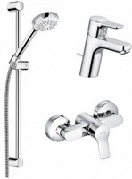 Комплект смесителей с душем KLUDI Pure and Easy (378450565) хром 378450565