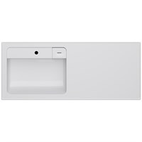 Раковина AM.PM X-Joy 120 L M85AWPL1201WG на стиральную машину, Белая M85AWPL1201WG