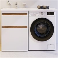 Тумба под раковину AM.PM X-Joy 60 M85AFSX0602WG, Белый глянец Светлое дерево M85AFSX0602WG