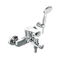Смеситель Lemark Point LM0314C для ванны и душа с гарнитуром, хром LM0314C