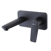 Смеситель для раковины Lemark Bronx LM3726BL, с донным клапаном, черный LM3726BL