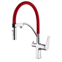 Смеситель Lemark Comfort для кухонной мойки, с подключением к фильтру, красный, LM3074C-Red LM3074C-Red