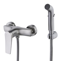 Смеситель Lemark Bronx LM3718GM с гигиеническим душем, графит LM3718GM
