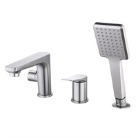 Смеситель Lemark Bronx LM3745GM, на борт ванны, графит LM3745GM