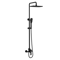 Душевая система Lemark Ursus LM7260BL, черный матовый LM7260BL