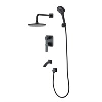 Душевая система Lemark Bronx LM3722BL, чёрный LM3722BL