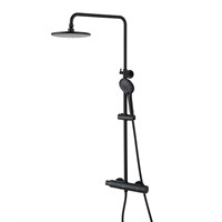 Душевая система Lemark Bronx LM3770BL, термостатическая, черный LM3770BL