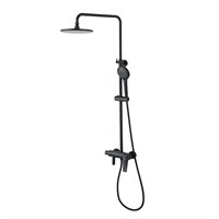 Душевая система Lemark Bronx LM3762BL, с изливом, черный LM3762BL
