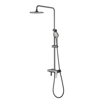 Душевая система Lemark Bronx LM3762GM графит с изливом LM3762GM