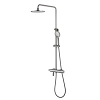 Душевая система Lemark Bronx LM3772GM, термостатическая, графит LM3772GM