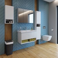 Подвесной шкаф Dreja Perfecto 35 99.0810 подвесной, белый глянец 99.0810