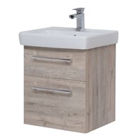 Тумба Dreja  Q MAX, 60 см, подвесная, 2 ящика, дуб кантри (77.0004D) 77.0004D
