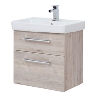 Тумба Dreja  Q MAX, 70 см, подвесная, 2 ящика, дуб кантри (77.0006D) 77.0006D