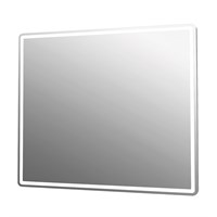 Зеркало Dreja Tiny 70/80 99.9025 с подсветкой белое 99.9025