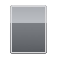 Зеркальный шкаф Dreja  POINT, 60 см, 1 дверца, 2 стеклянные полки, инфракрасный выключатель, LED-подстветка, розетка, белый (99.9032)