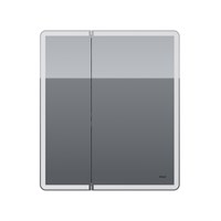 Зеркальный шкаф Dreja Point 70 99.9033 с подсветкой, Белый с инфракрасным выключателем 99.9033