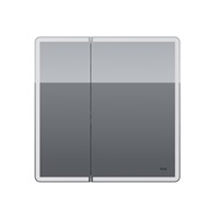Зеркальный шкаф Dreja Point 80 99.9034 с подсветкой, Белый с инфракрасным выключателем 99.9034
