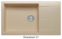 Кухонная мойка  Polygran (Gals-862 Бежевая №27) (444614) 444614