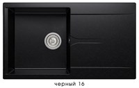 Мойка кухонная Polygran GALS-860 чёрный 408005 408005