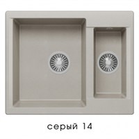 Кухонная мойка Polygran Brig-620 №14 407916 Серая 407916