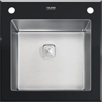 Мойка кухонная Tolero Ceramic Glass TG-500 чёрный 765048 765048