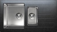 Мойка кухонная Tolero Twist TTS-890K чёрный 474469 474469