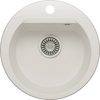 Кухонная мойка Polygran Atol-460 №36 678910, Белый хлопок 678910
